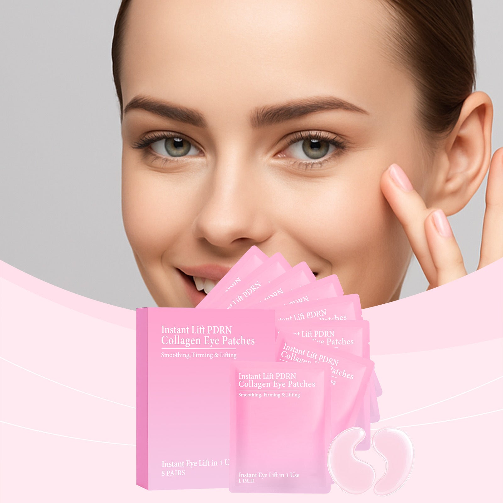Instant Collagen Under Eye Patches for Dark Circles & Puffiness